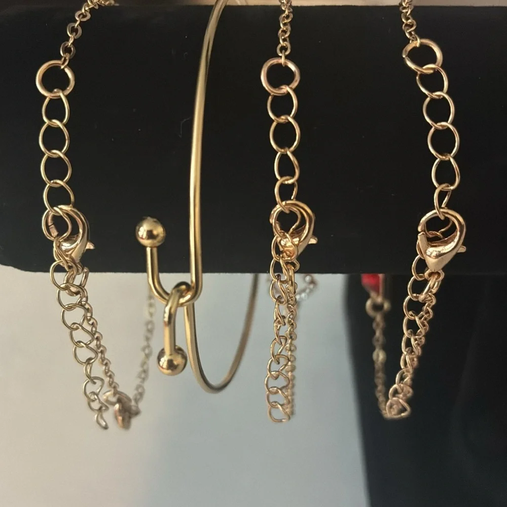 ✨🌹Boho Charm Bracelet Set